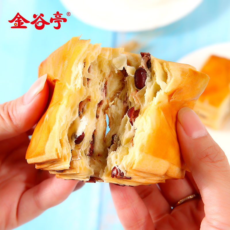 红豆千层夹心整箱代餐糖精零食面包 金谷亭西式糕点