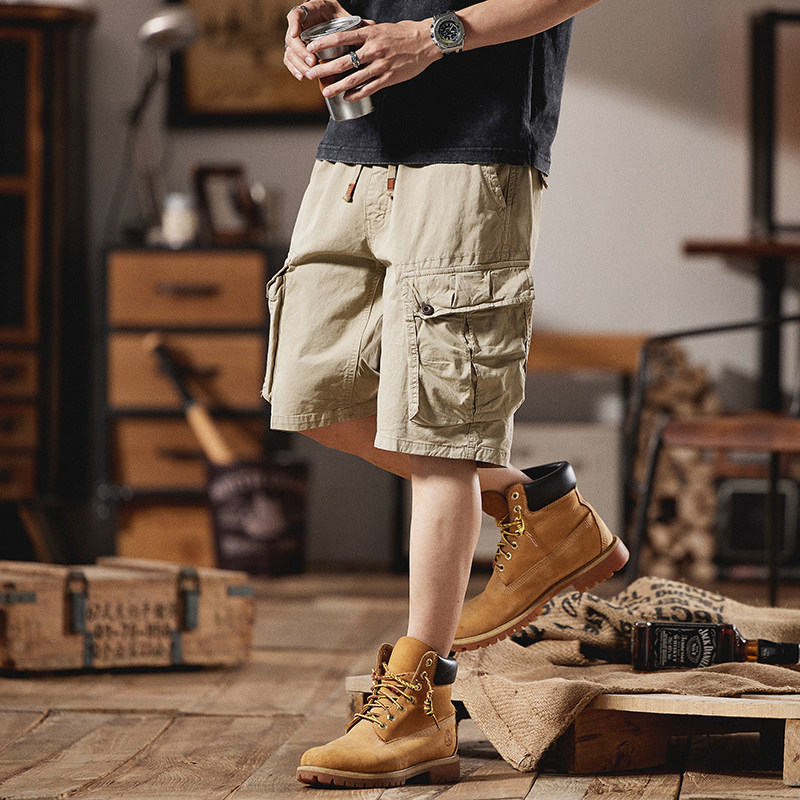 美式复古重磅工装短裤男夏季2025新款宽松大码休闲五分裤男中裤,淘宝优惠券,粉丝福利购,淘宝优惠卷