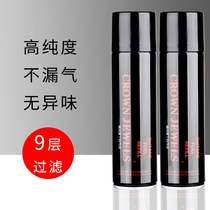 Black Gas Windproof Ignitor Butane Liquid 200 Ml Plastic Mouth Lighter Oil