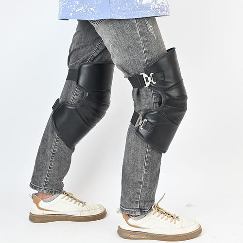 冬季摩托车护膝盖保暖防寒骑车防风电动车护膝骑行专用羊毛男女士 - 图3