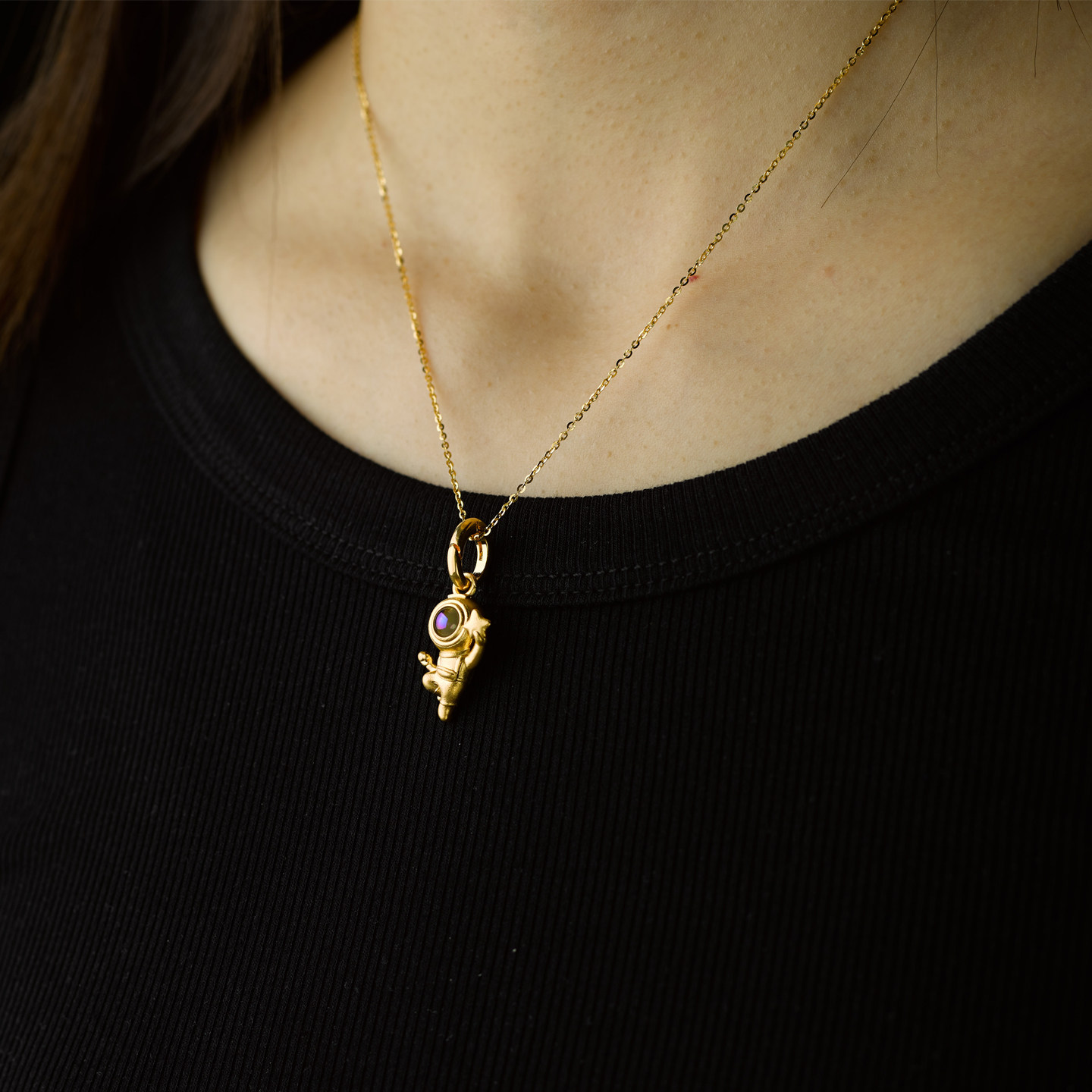 【中国航天•为你摘星】黄金吊坠摘星妈妈同款星星正版授权现货,淘宝优惠券,粉丝福利购,淘宝优惠卷