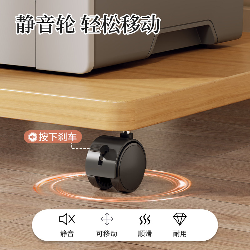 Office printer storage rack workstation desk