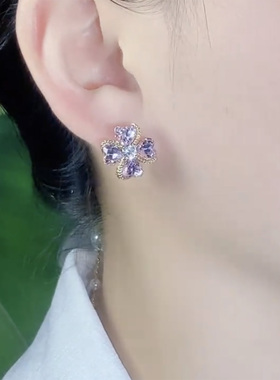 姿茉铜合金日韩女不过敏耳钉