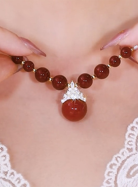 姿茉圆珠链女不褪色项链