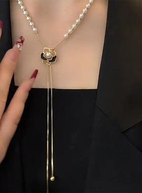 姿茉女项链锁骨链毛衣链