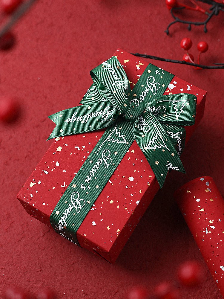 Flower wrapping paper DIY gift book cover Christmas decora - 图3