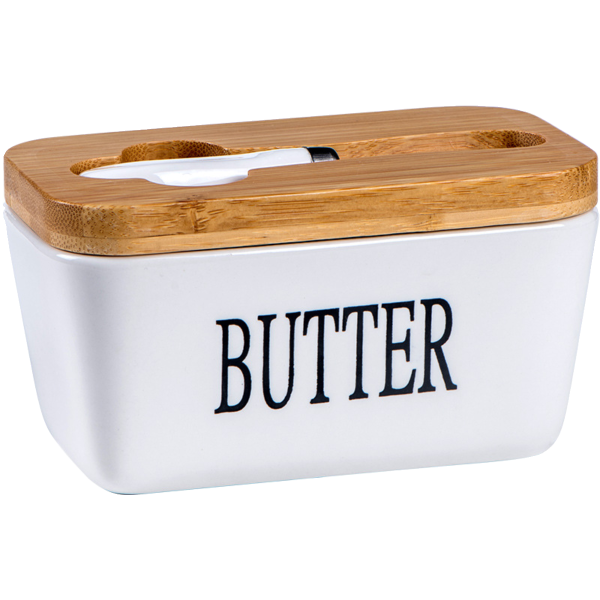 陶瓷黄油盒带盖抹刀长方形家用奶酪保鲜密封罐 Butter Dish牛油盒 - 图3