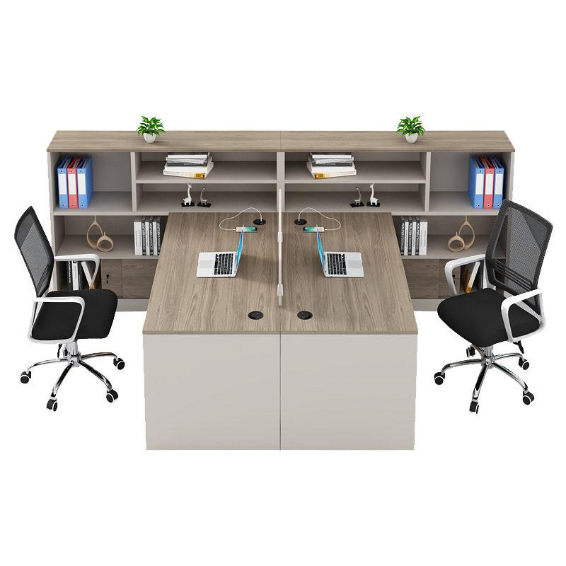 办公家具职员桌屏风隔断财务办公桌椅组合电脑桌员工26工作位桌子 - 图2