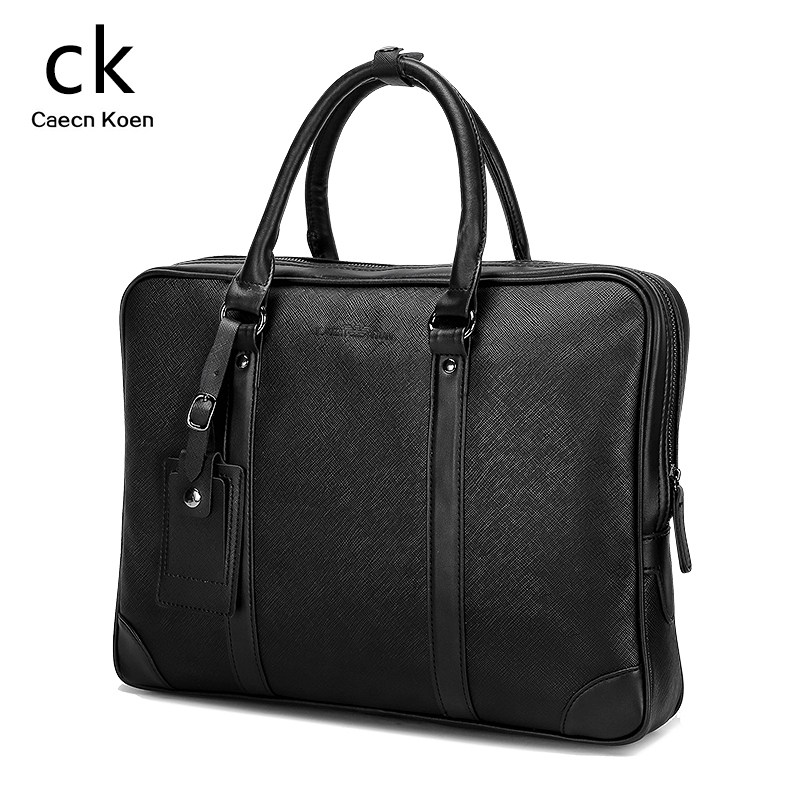 手提包男真皮公文包商务男士包包 琉璃苣箱包男士包袋