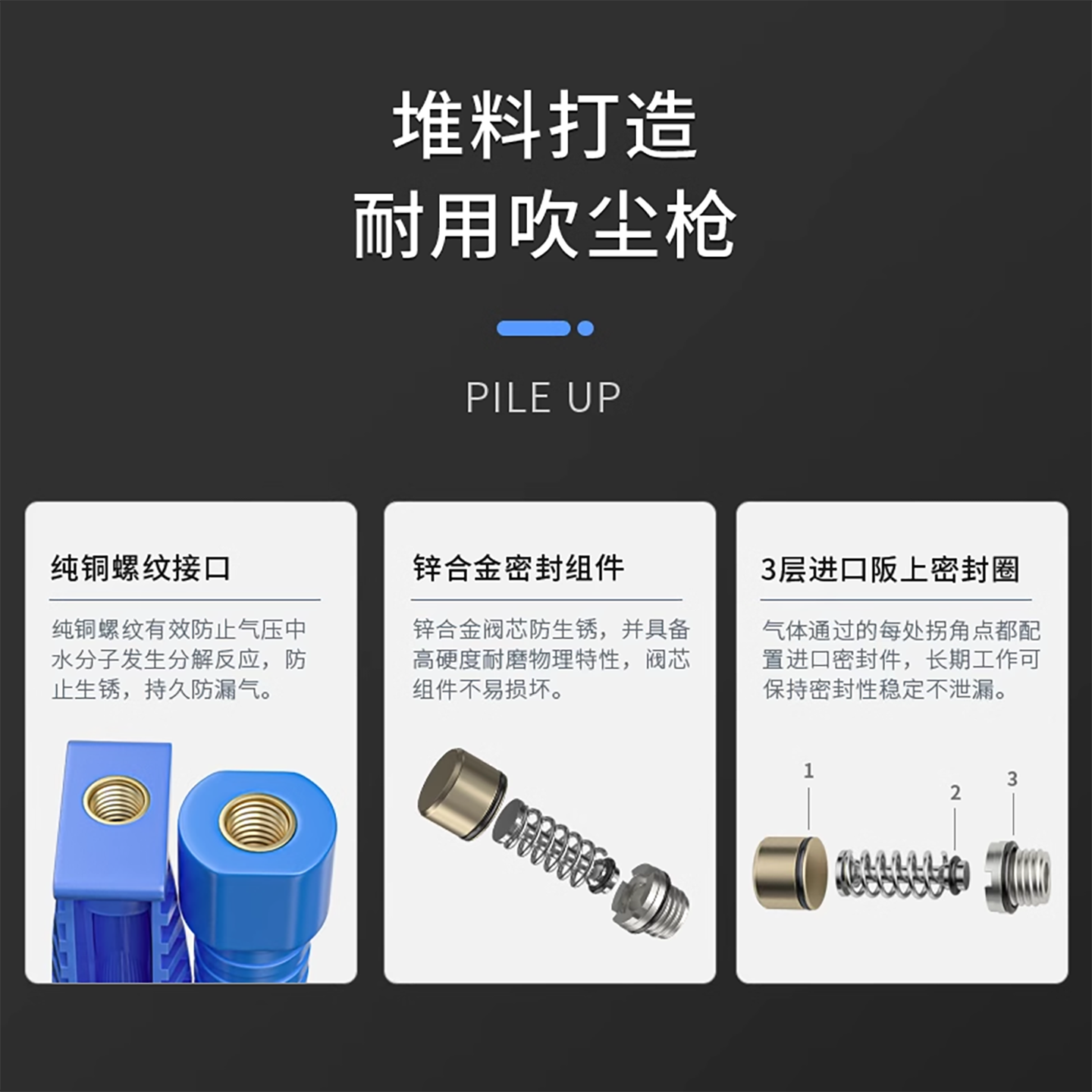 TWSNS台匠山耐斯工业吹尘枪弹簧管气管枪吹气尘枪货车高压吹气枪,淘宝优惠券,粉丝福利购,淘宝优惠卷