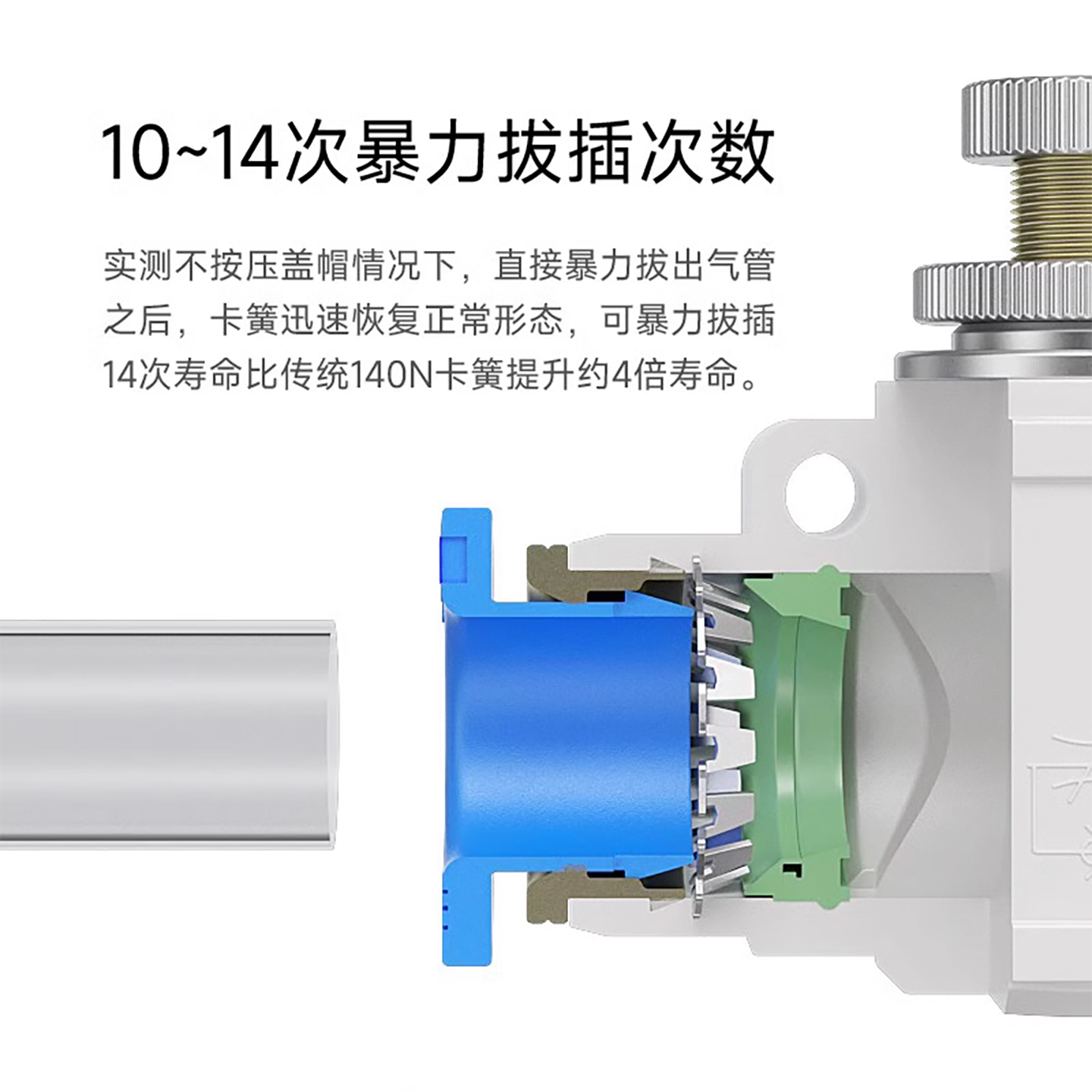 TWSNS台匠山耐斯节流阀SA气动流量可调节气管快速接头快插PA调速 - 图3