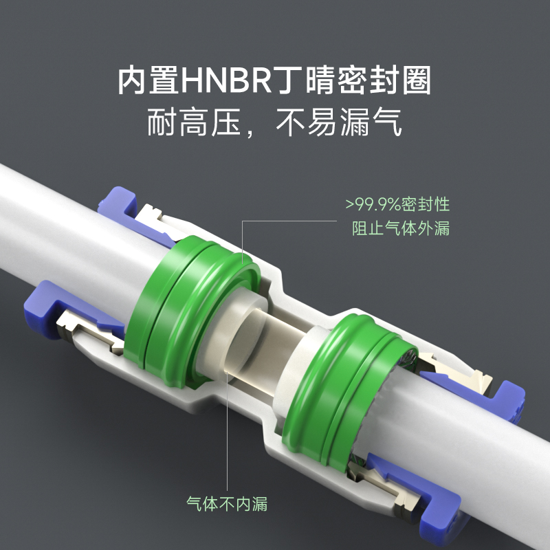 台氣山耐斯气动气管五通对接塑料快速接头软管接头12WPK4/6/8mm10 - 图3