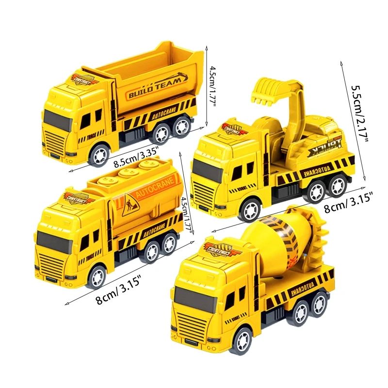 Construction Toy Truck Friction Powered  for cars Baby Gift - 图3