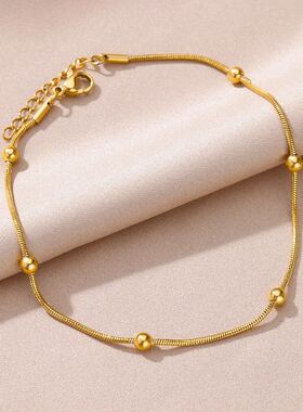 Anklets for Women Summer Beach Accessories Stainless Steel