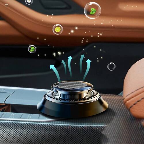 Car Microwave Molecular Solar Rotation Air Freshener - 图1