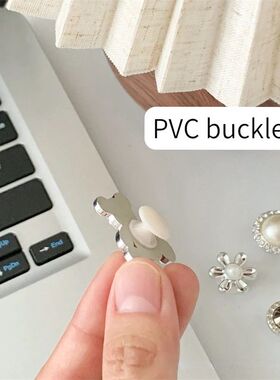 DIY Metal Fashion Set Hole Shoe Charms Accessories PVC Shoe