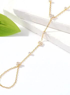 Simple Pesonality Gold Colo Stainless Steel Y Chain Zicon