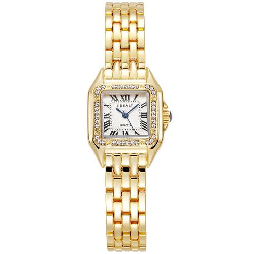 Women Watch Light Luxury Brand Business Gold Stainless - 图3