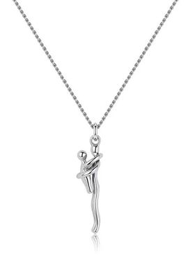 2025 Two-Tones Hug Necklace Detachable Mothe And Child