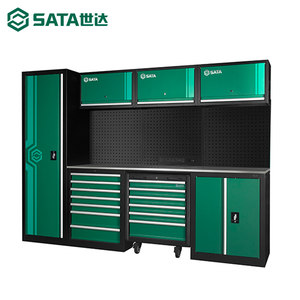 世达工作站组合工具柜子车间用汽修工具车推车抽屉式多功能维修台