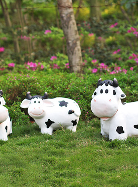 玻璃钢仿真动物大型园林庭院雕塑