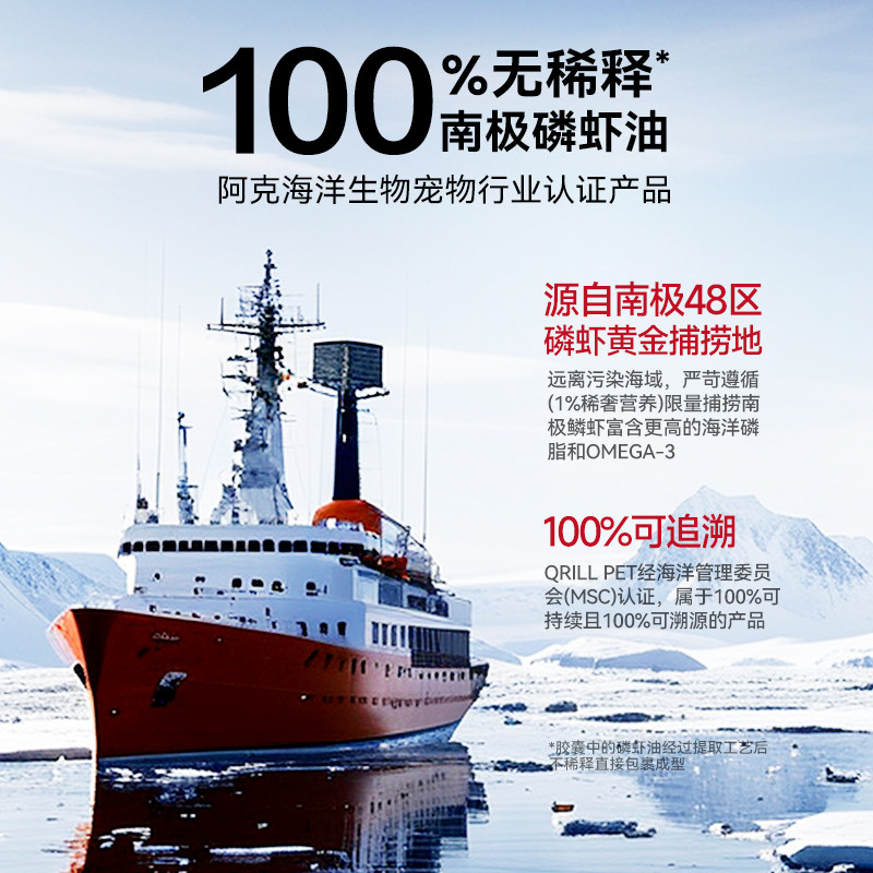 麦富迪甄珠猫用天然南极磷虾油爆珠猫咪专用宠物营养护毛虾青素,淘宝优惠券,粉丝福利购,淘宝优惠卷
