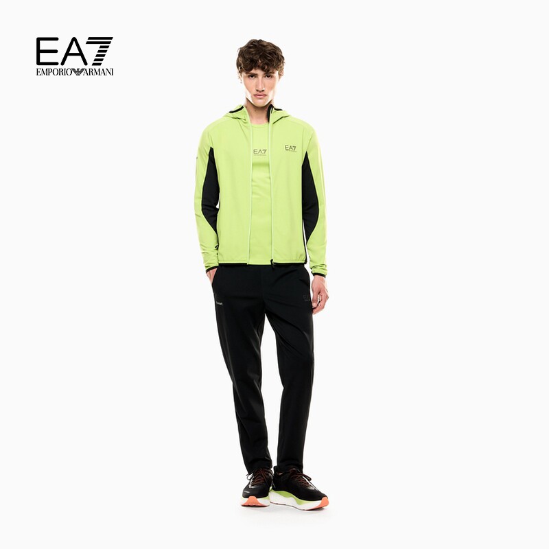 EMPORIO ARMANI/阿玛尼EA7/秋冬新款男直筒户外运动重磅跑步卫裤 - 图1