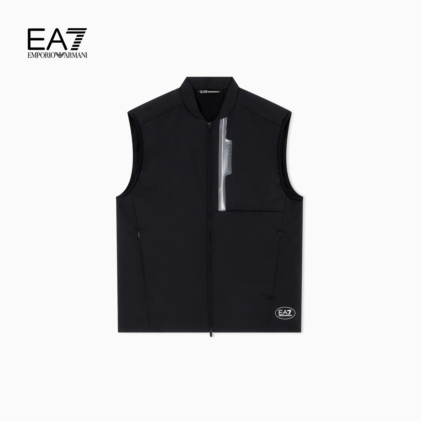 EMPORIO ARMANI/阿玛尼EA7/冬季新款男撞色直身通勤棉服马甲外套,淘宝优惠券,粉丝福利购,淘宝优惠卷