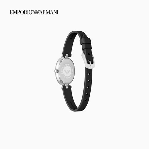【礼物】EMPORIO ARMANI/阿玛尼夏季新款女士椭圆形皮带石英腕表 - 图1