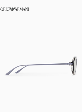 阿玛尼女士椭圆形复古太阳眼镜