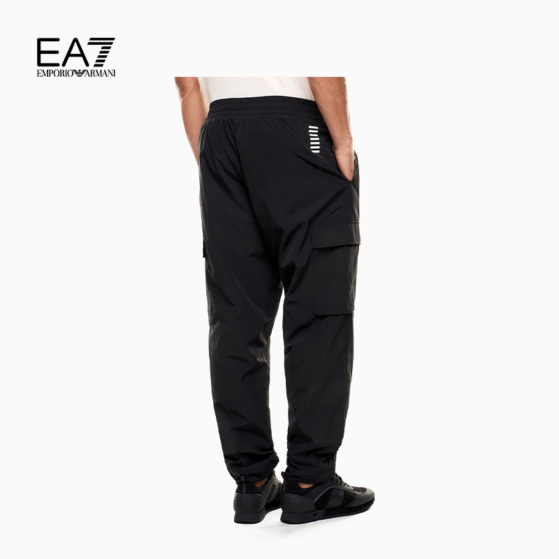 EMPORIO ARMANI/阿玛尼EA7/秋冬新款男工装重磅宽松户外运动卫裤 - 图0