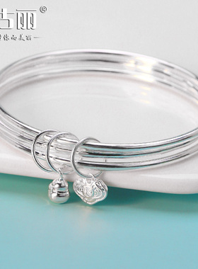 民族风女足银999.9三生三世手镯
