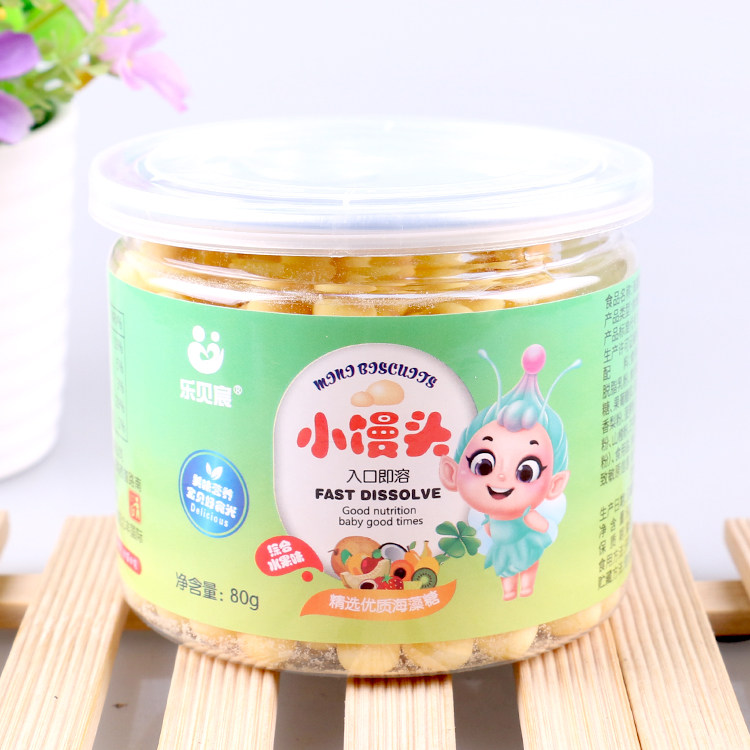 乐贝宸小馒头蛋酥80克罐装食品儿童休闲零食牛奶综合水果紫薯口味,淘宝优惠券,粉丝福利购,淘宝优惠卷