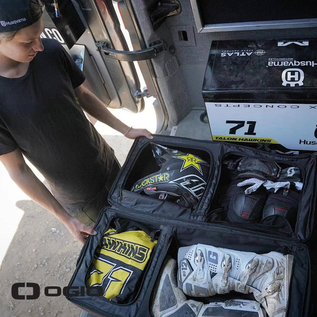 Ogio American motorcycle off-road trolley case helmet bag