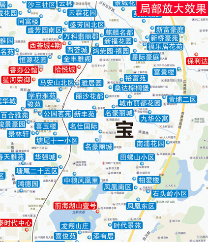 地图定制城市城区高清打印超大幅行业区域中介快递办公室挂图包邮