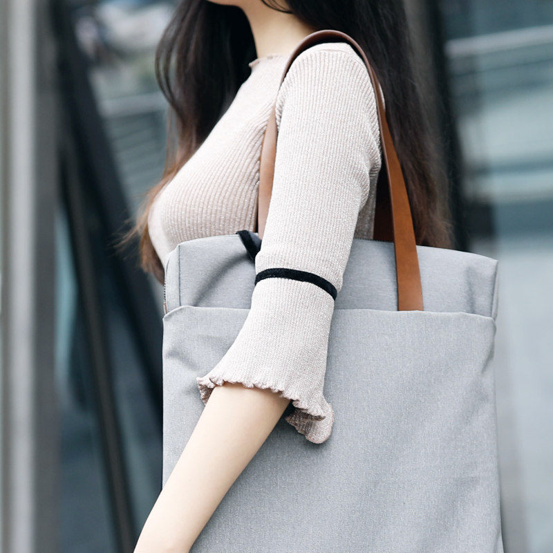 男士休闲个性文件包电脑包单肩包 新番祖天喆男士包袋