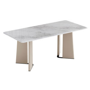 顾家家居现代简约家用岩板餐桌PT7126T-B