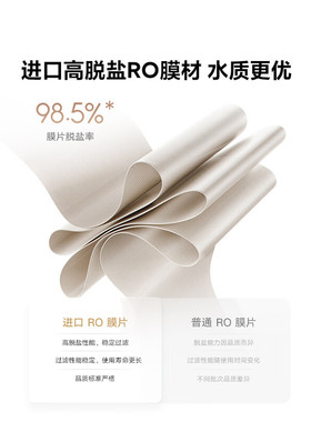 米家富矿净水器2巴马同源好水家用厨下8年RO反渗透APP智联