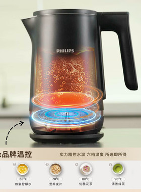 飞利浦（PHILIPS）恒温电热水壶家用大功率双层控温防烫HD9396/90