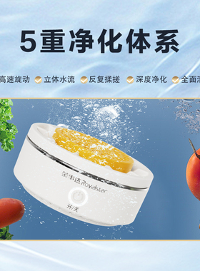 荣事达果蔬清洗机RSQ-25SY1食材净化无线充电除菌去农残洗菜神器