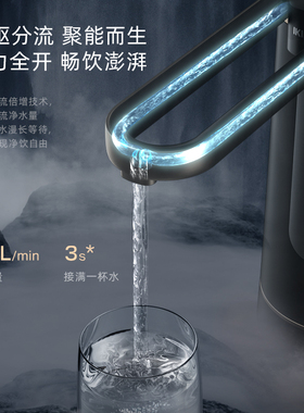 易开得可清洗滤芯台上式净水器