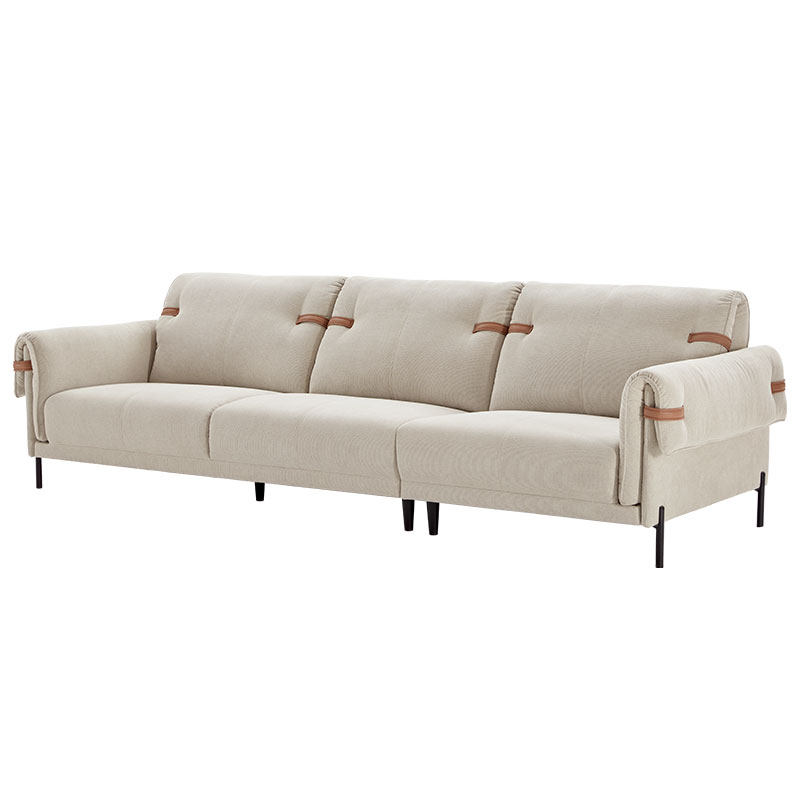 顾家家居现代北欧棉麻风格布艺沙发奶油风生态云皮布沙发客厅2160,淘宝优惠券,粉丝福利购,淘宝优惠卷