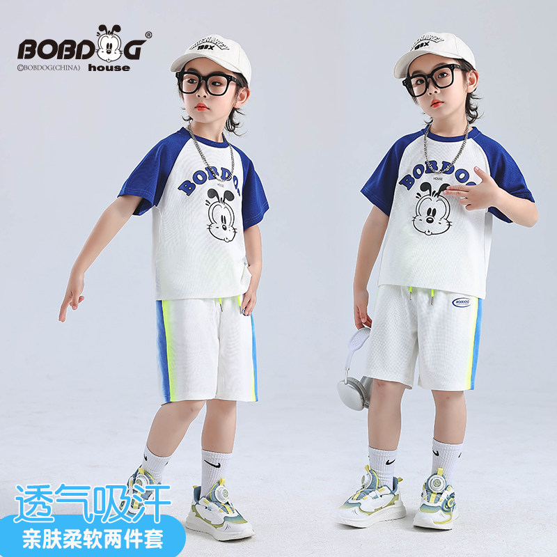 潮酷儿童穿搭 巴布豆男童夏装套装篮球服 女童炸街街舞网红球衣 潮酷儿童穿搭 巴布豆男童夏装套装篮球服 女童炸街街舞网红球衣