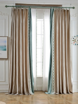 100% mulberry silk curtains fabric true silk upscale fibrinogen silk curtains Baise optional