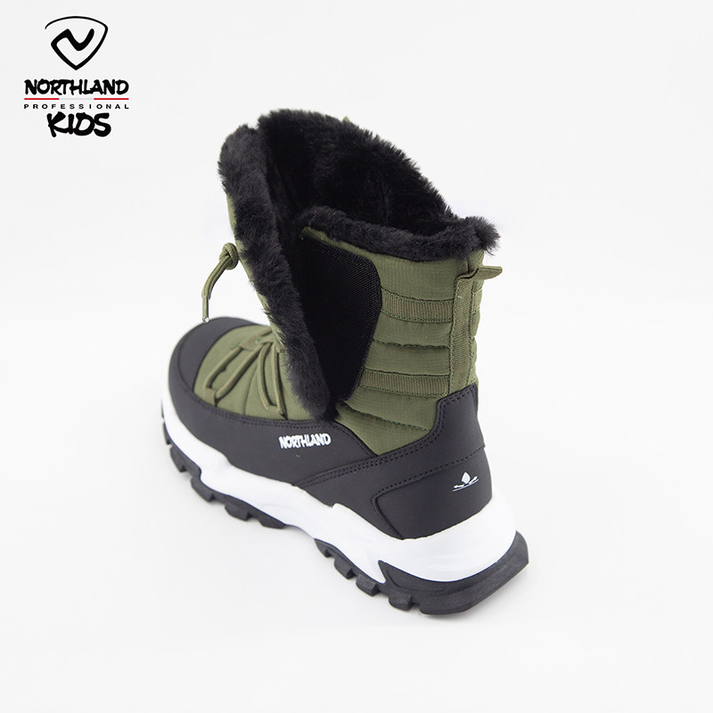 诺诗兰童鞋男童棉靴女童2024新款冬季高帮防滑雪地靴保暖加绒棉鞋,淘宝优惠券,粉丝福利购,淘宝优惠卷