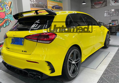 适用于奔驰AMG W177新款A级A35 A45尾翼改装尾翼后扰流顶翼賓士 - 图2
