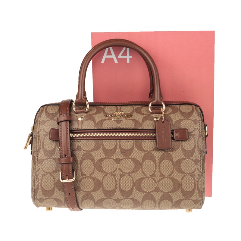 coach /蔻驰女新款波士顿手提包 Clim海外女士包袋