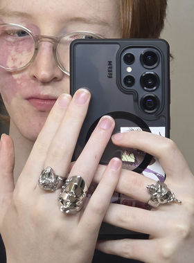 西太后VivienneNANA同款戒指薇薇安四节盔甲土星中岛美嘉复古朋克