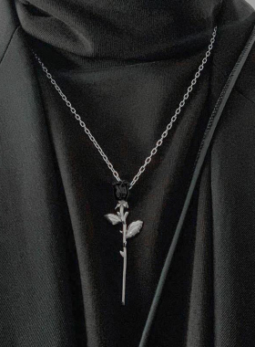 AMBUSH黄铜瓜子链男女玫瑰花项链