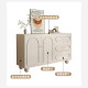 Creamy style household bedroom chest cabinet storage cabinet